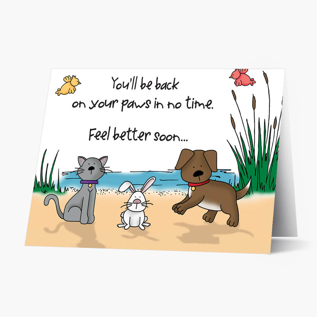 Brighter Days Pet Get Well Card
