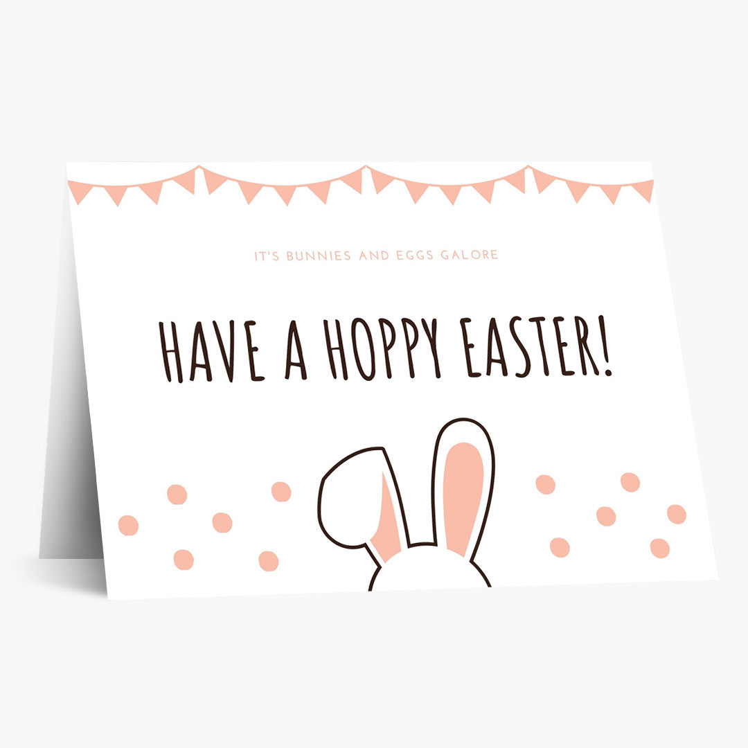 Bunny Ears Easter Card