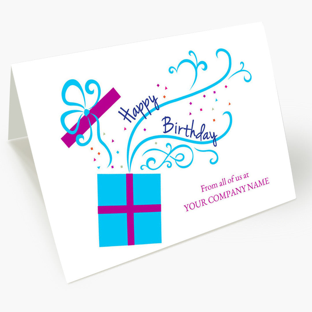 Bursting With Wishes Birthday Card