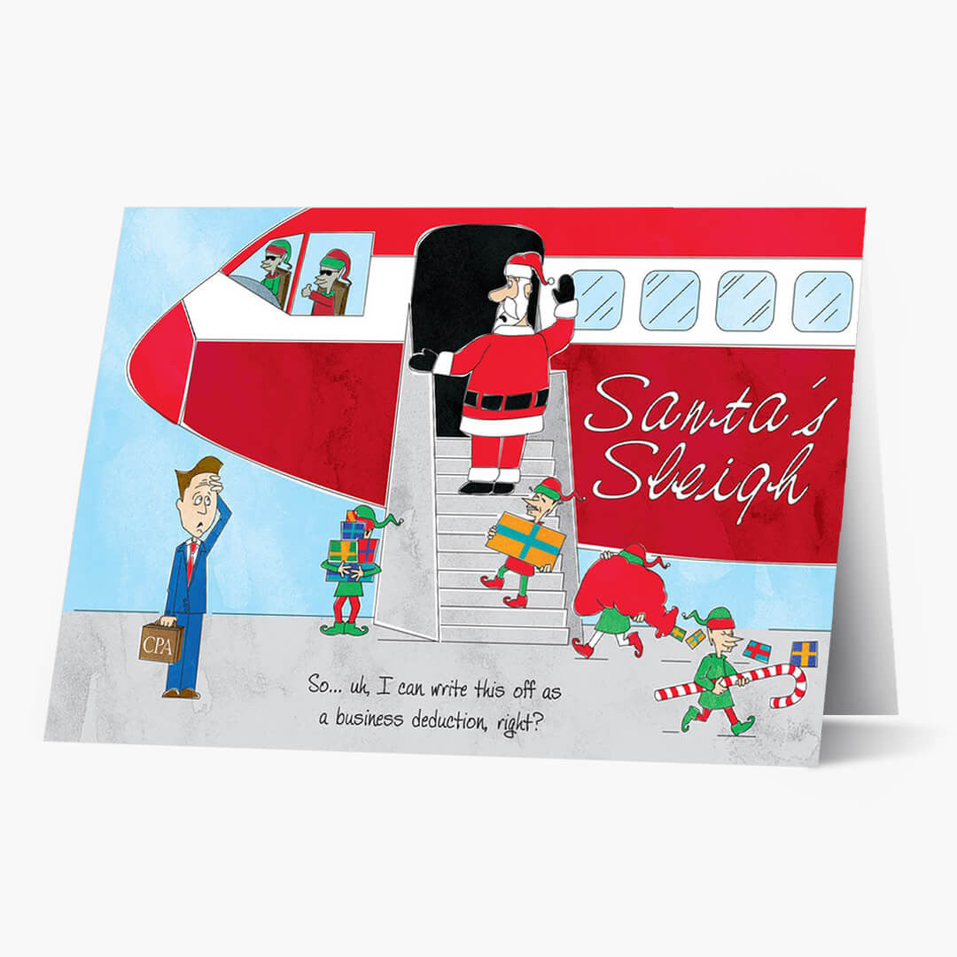 Business Deduction Holiday Card