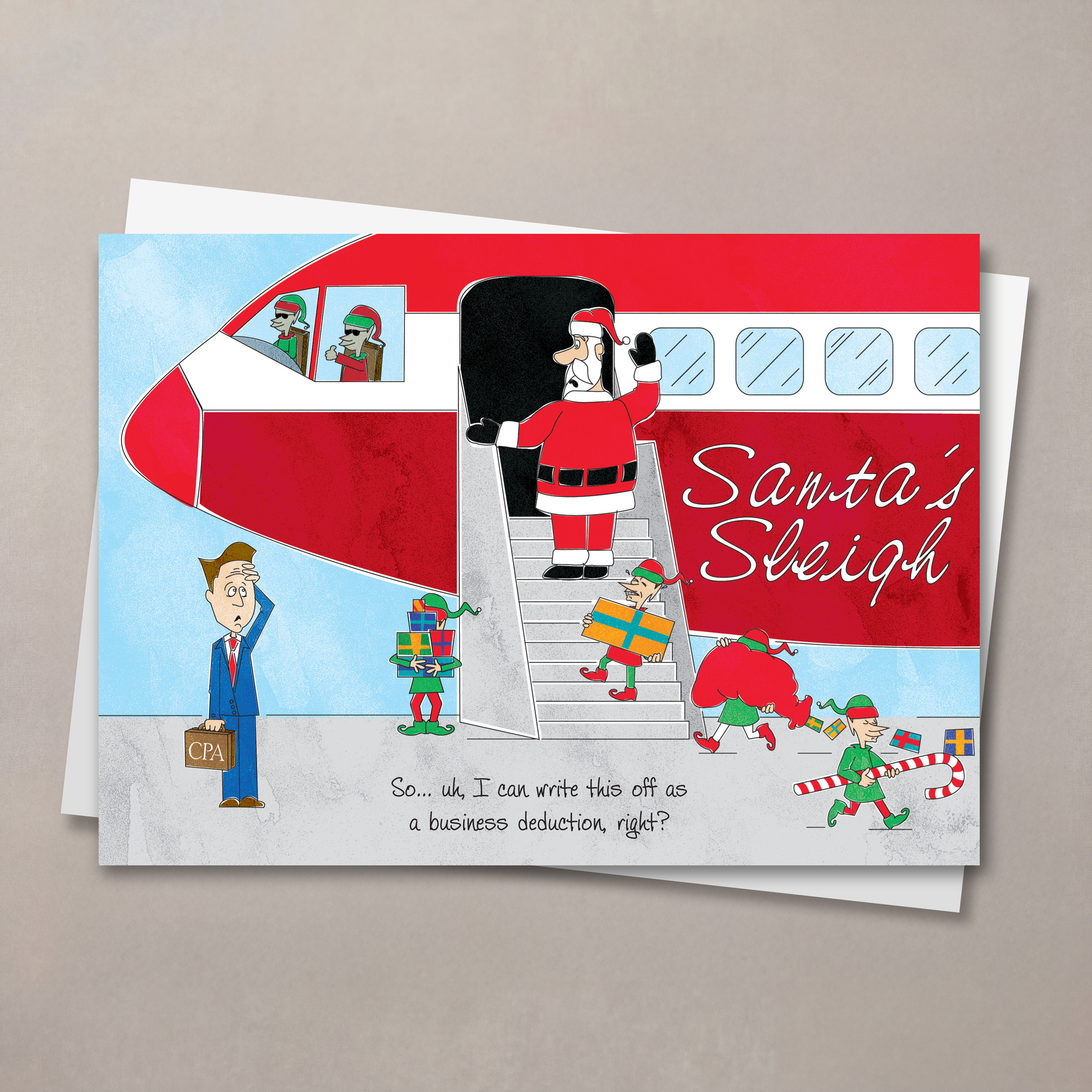 Business Deduction Holiday Card
