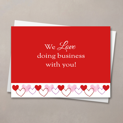 Business Love Valentine's Card