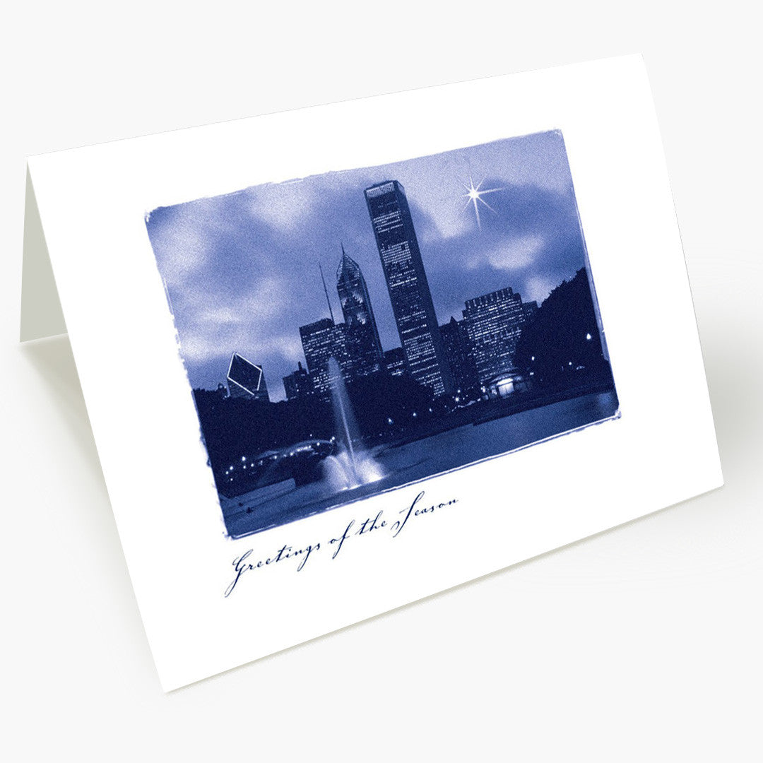 A Star Over Chicago Holiday Card