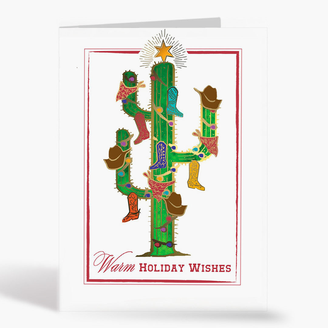 Cactus Tree Christmas Card