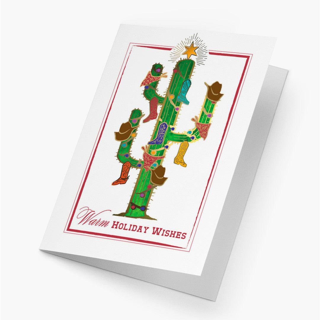 Cactus Tree Christmas Card