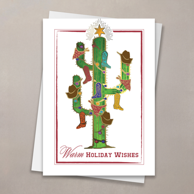 Cactus Tree Christmas Card