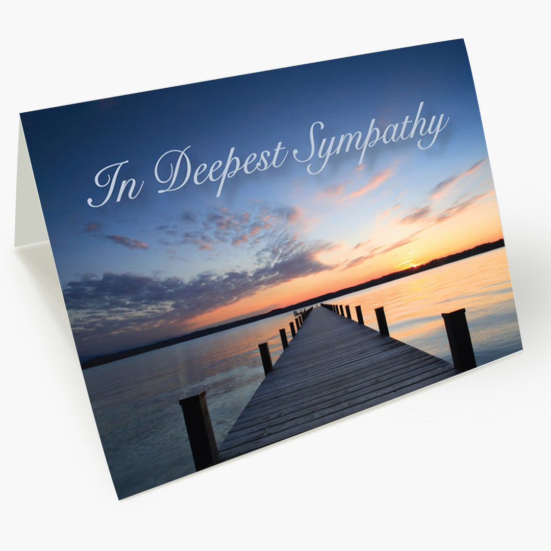 Calming Waters Sympathy Card