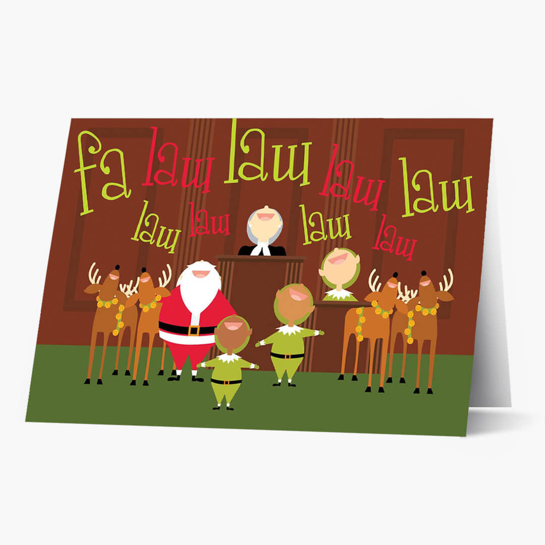 Caroling Christmas Card