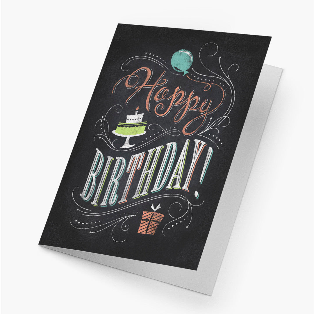 Chalkboard Wish Birthday Card