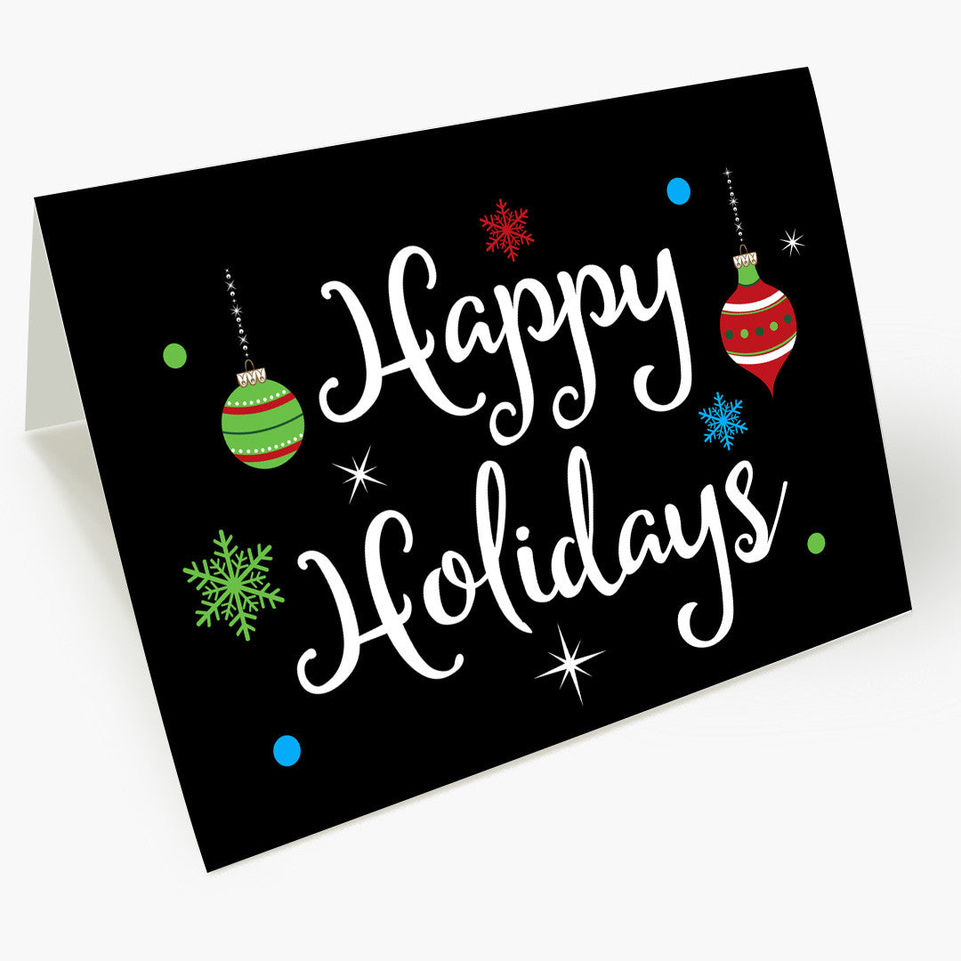 Cheerful Greetings Holiday Card