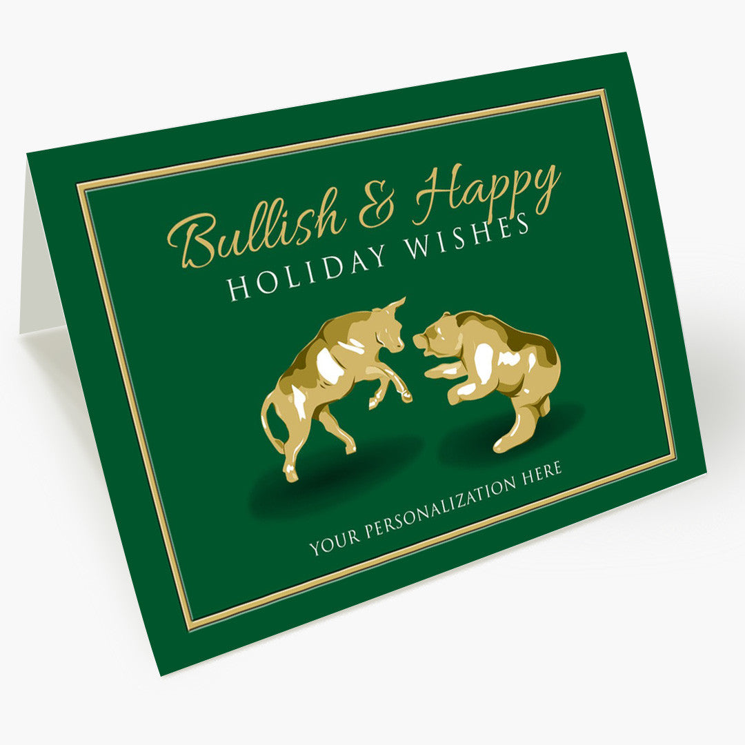 Classic Wall Street Christmas Card