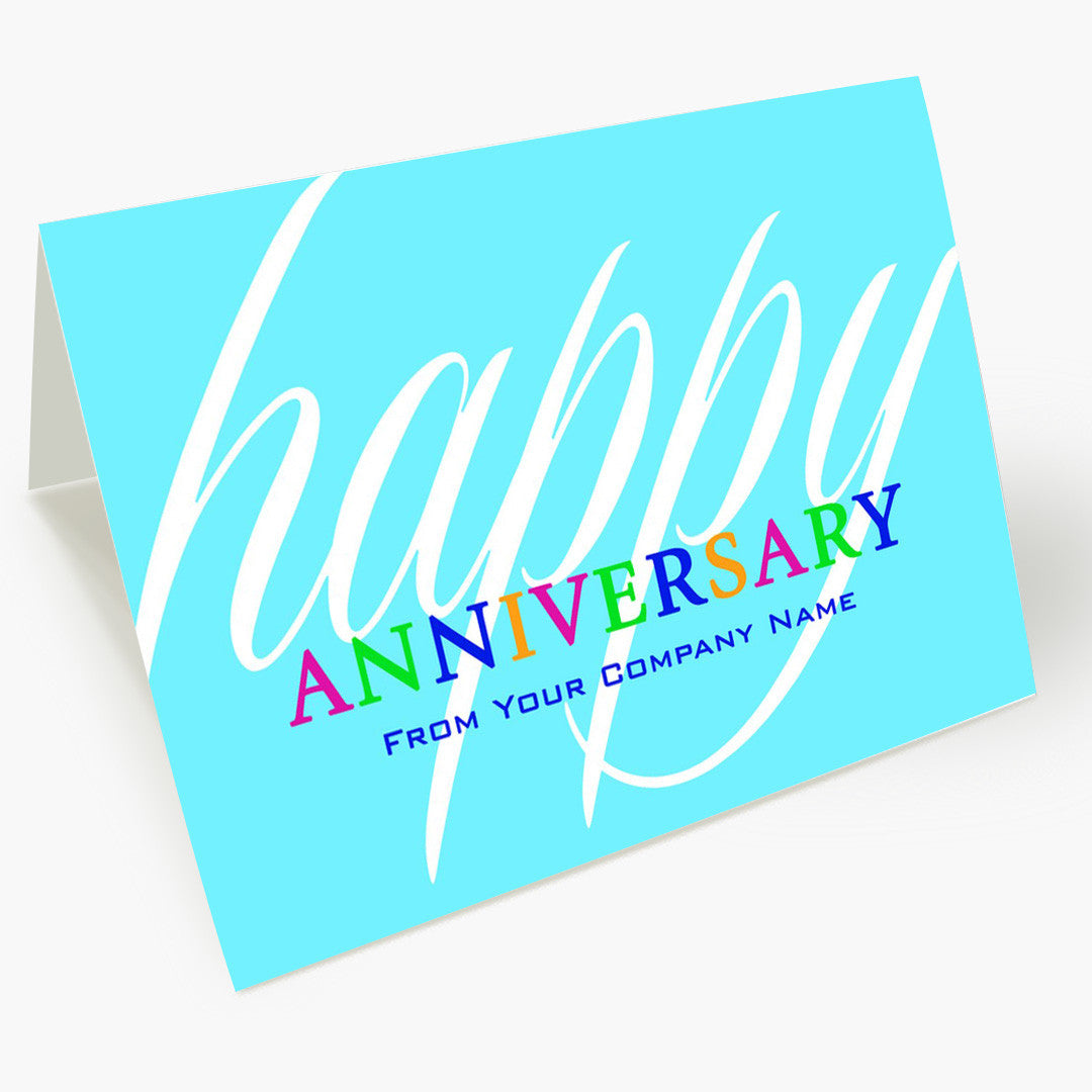 Colorful Anniversary Wishes Card