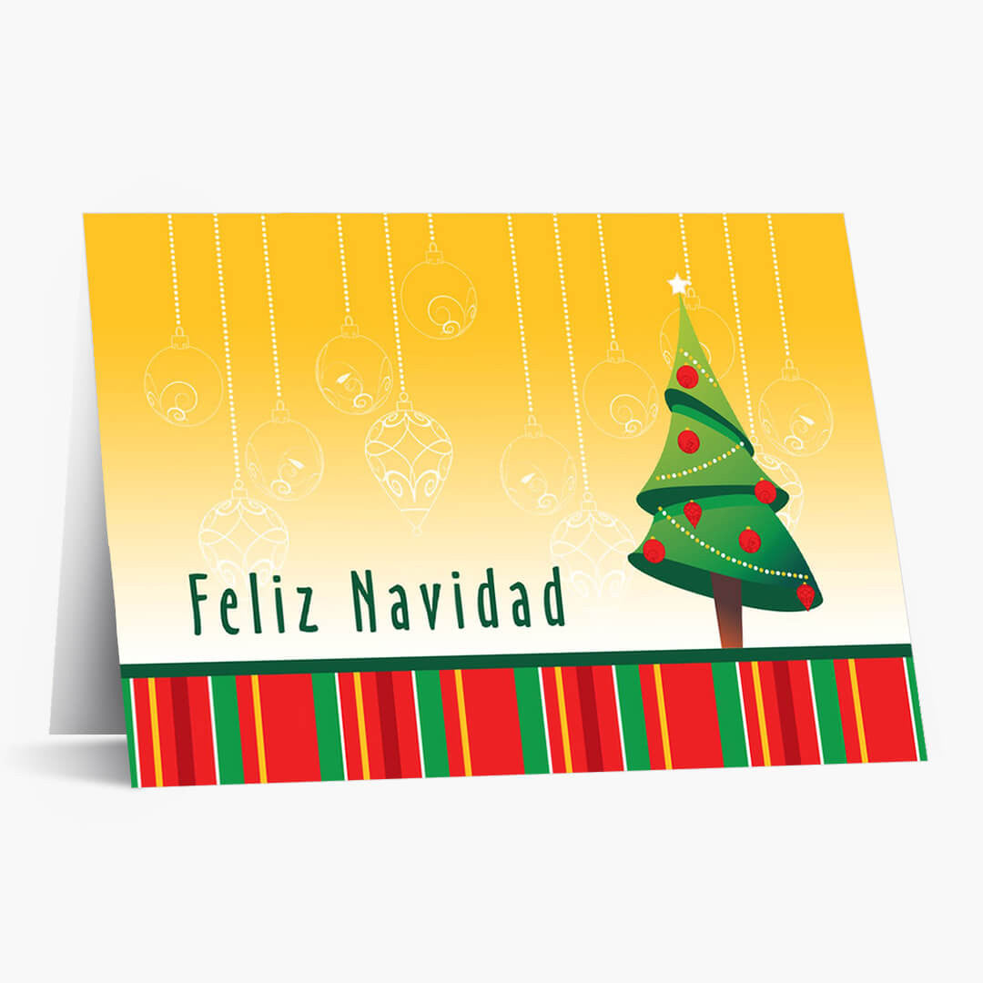 Colorful Feliz Navidad Card