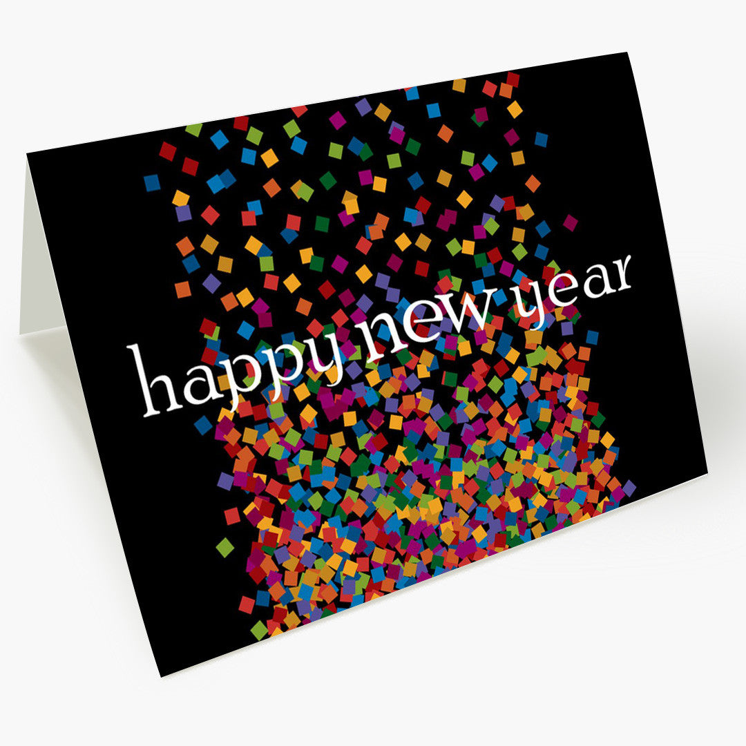 Confetti New Year Card