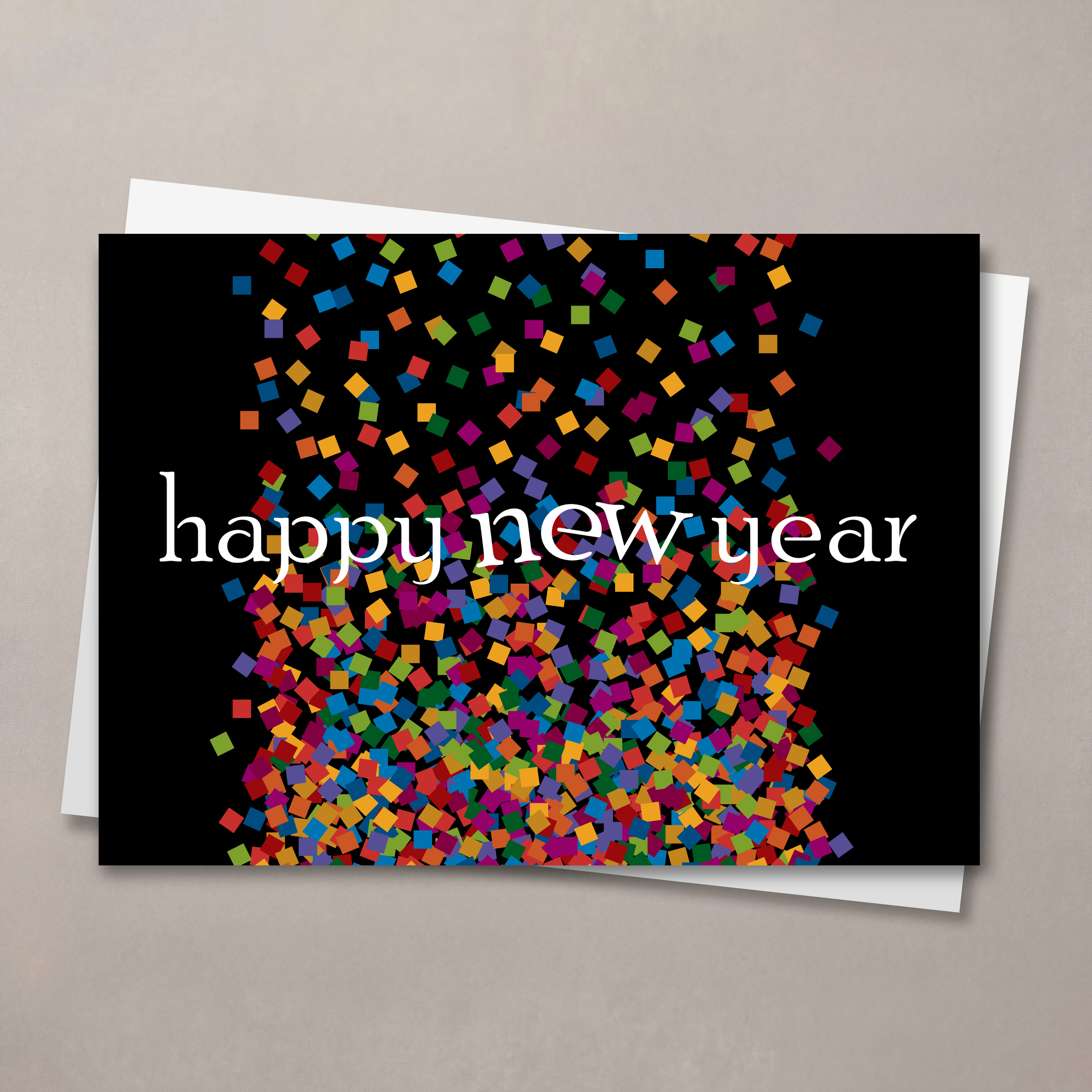 Confetti New Year Card