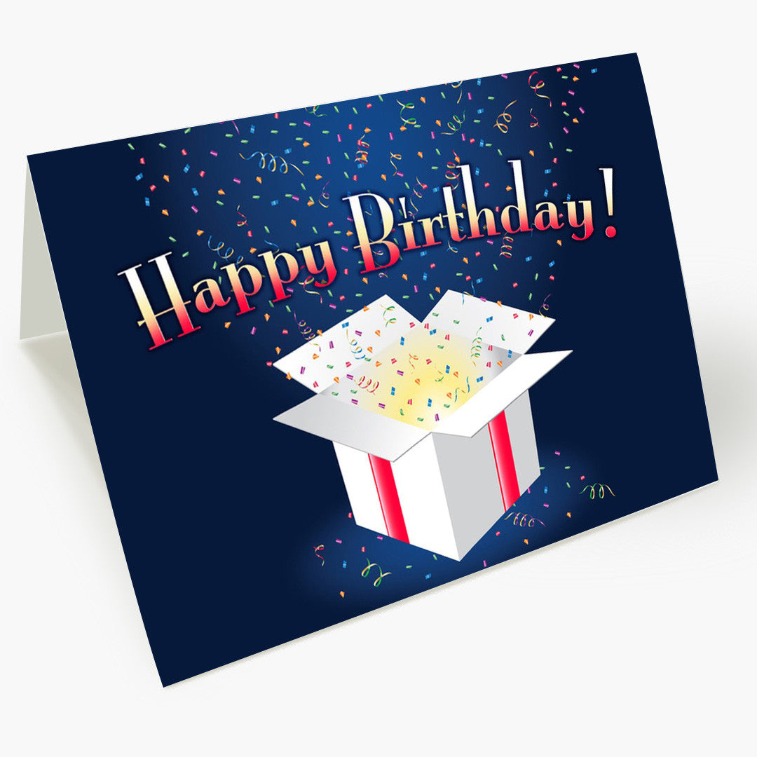 Confetti Spotlight Birthday Card