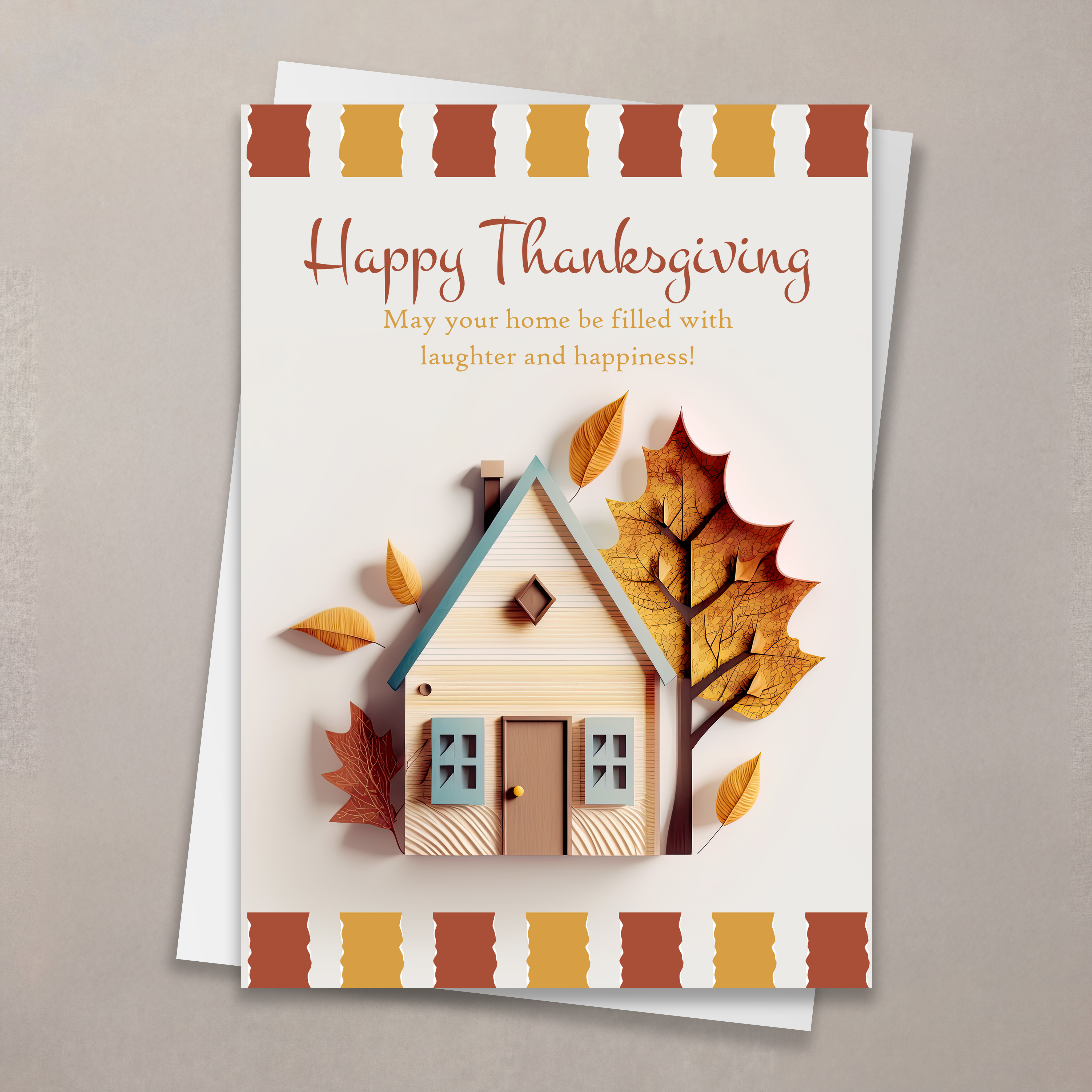 Crafty House Thanksgiving Card
