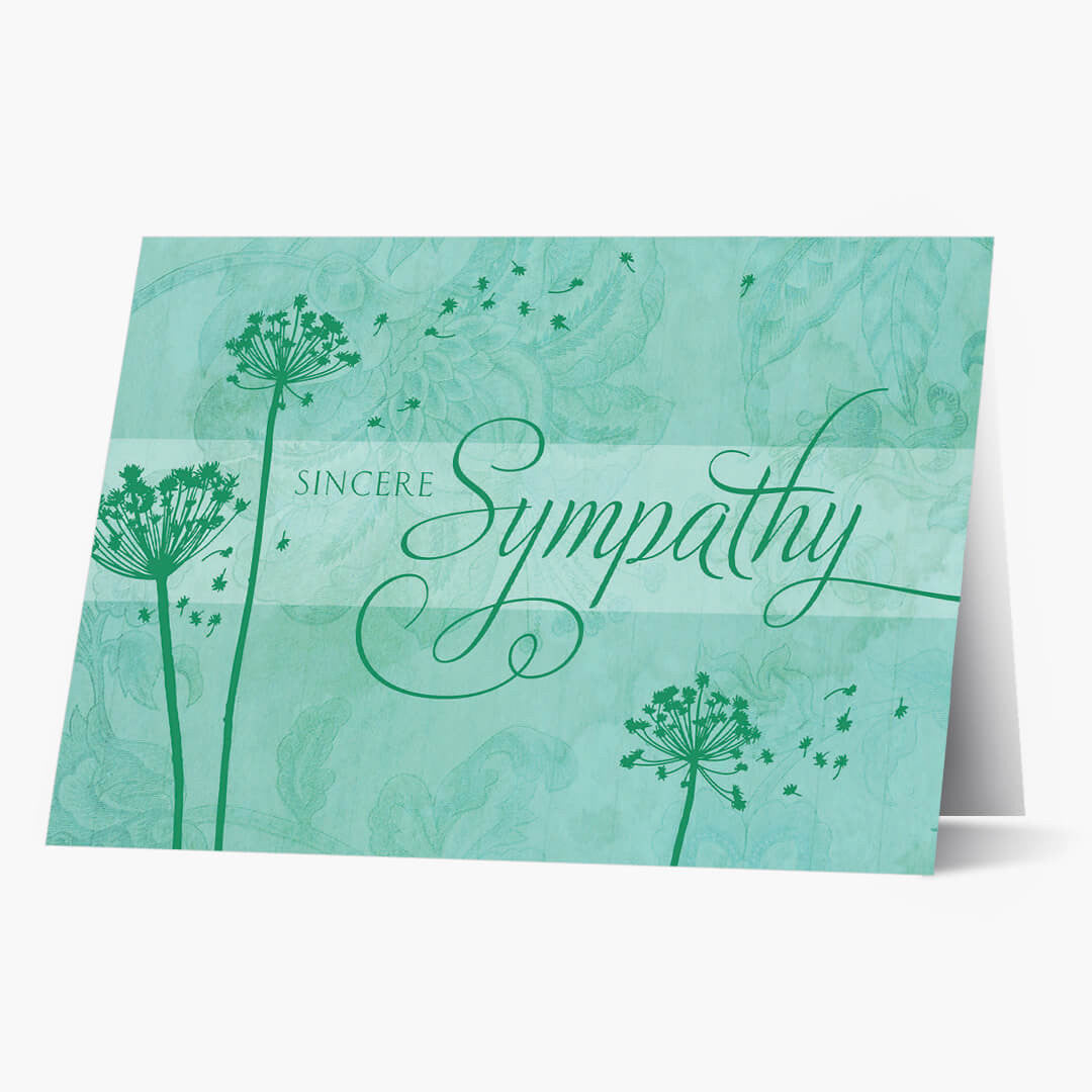 Dandelion Sympathy Card