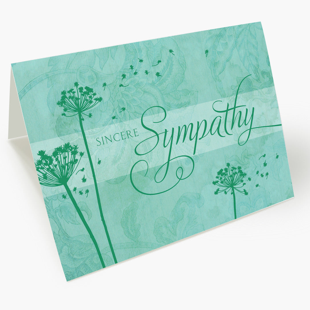 Dandelion Sympathy Card