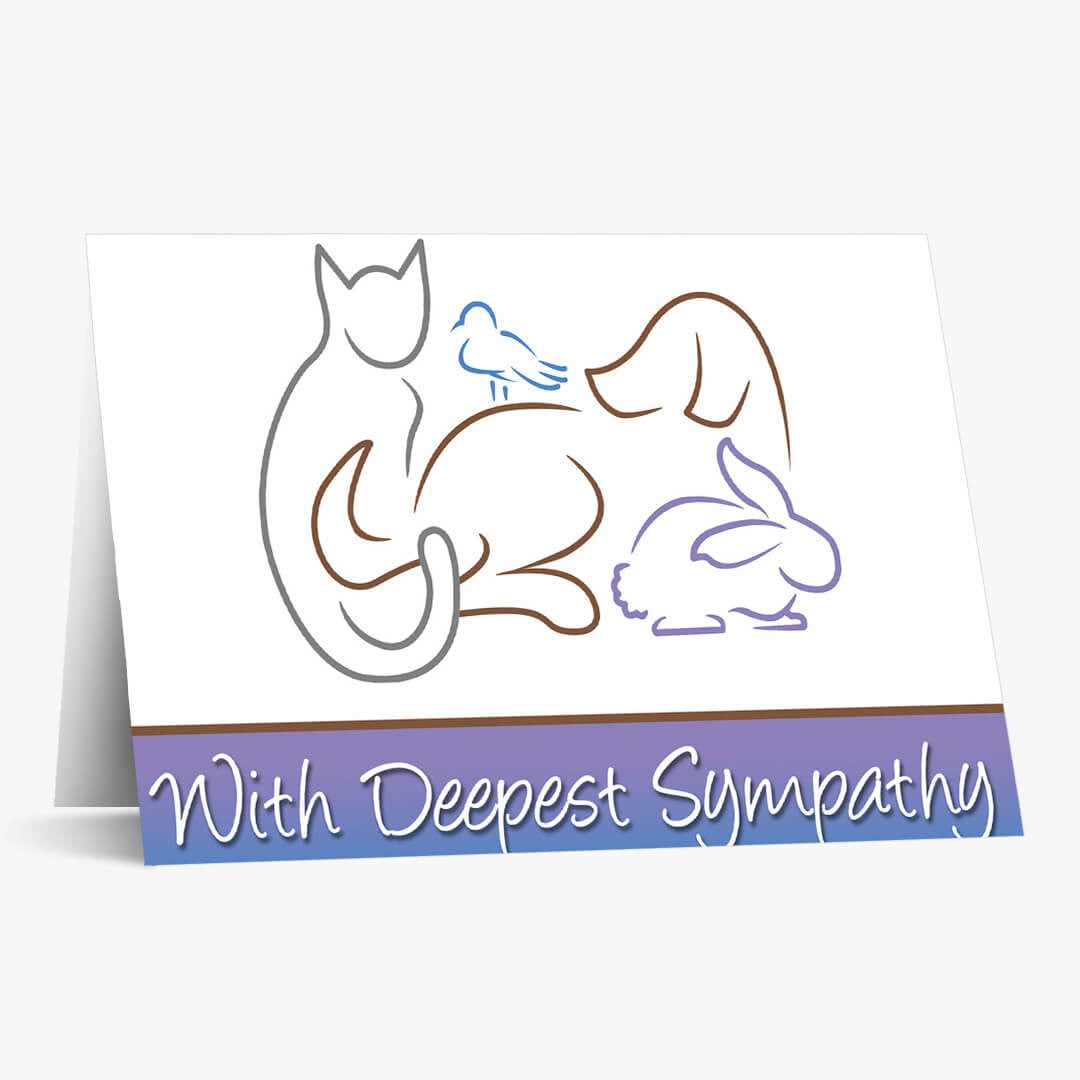 Deepest Pet Sympathy Card