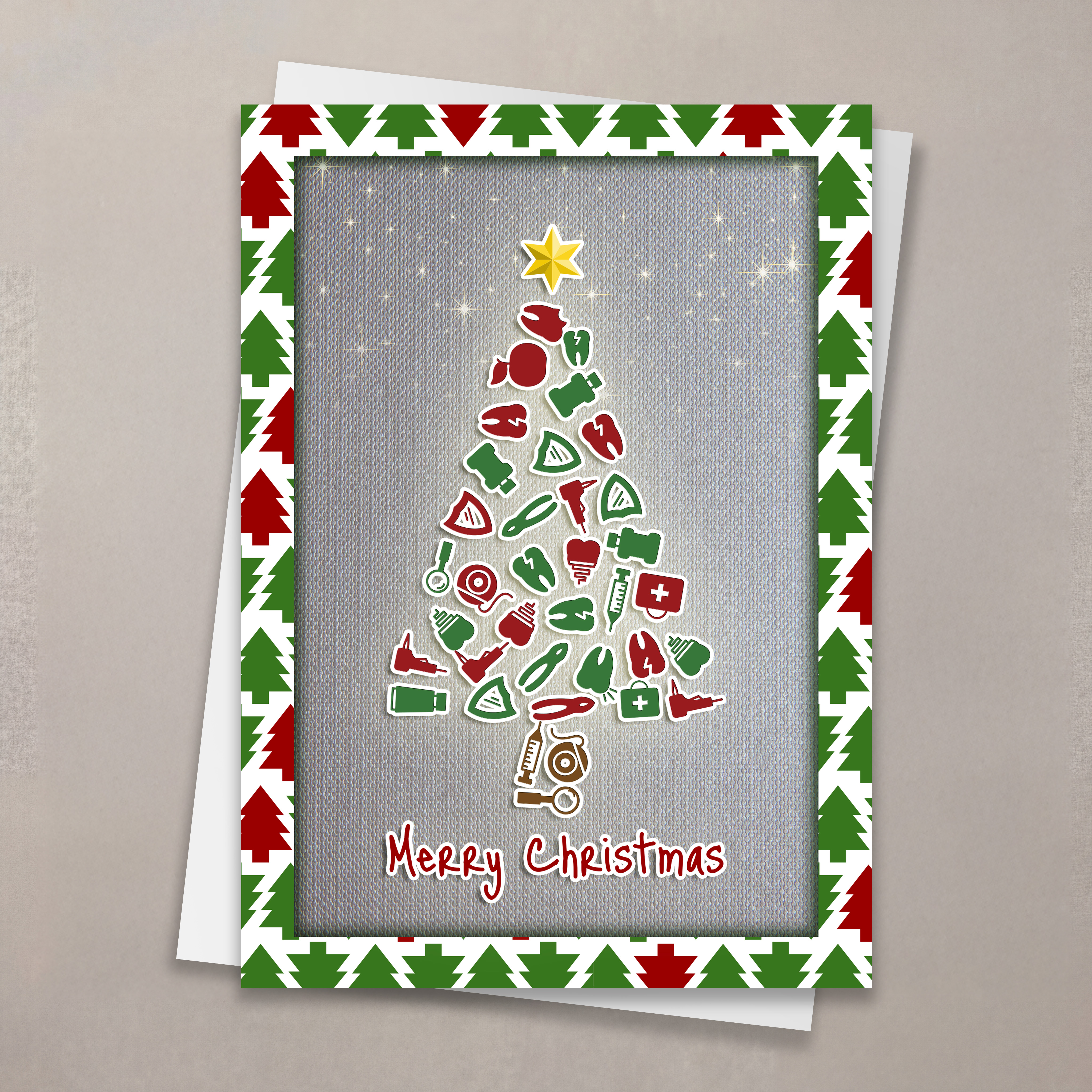 Dental Tree Christmas Card