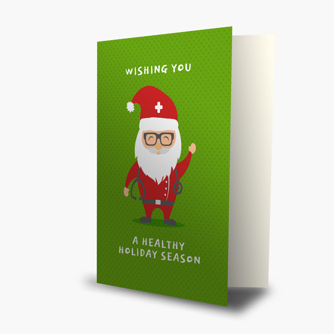 Doctor Santa Christmas Card