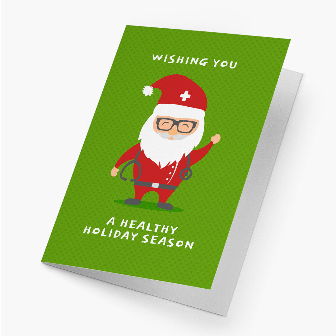 Doctor Santa Christmas Card