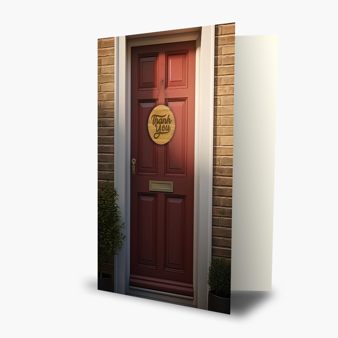 Door of Appreciation Thank You Card