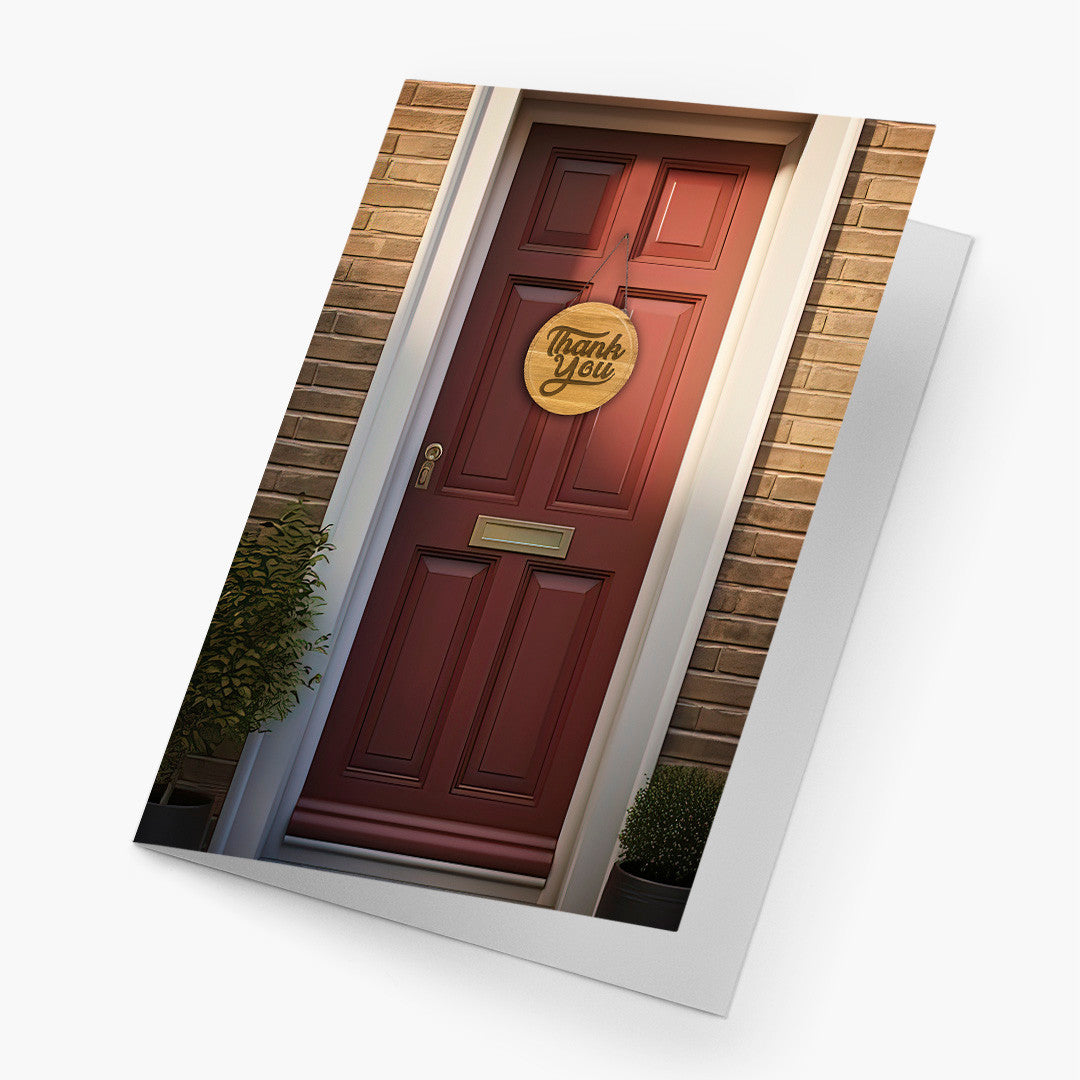 Door of Appreciation Thank You Card
