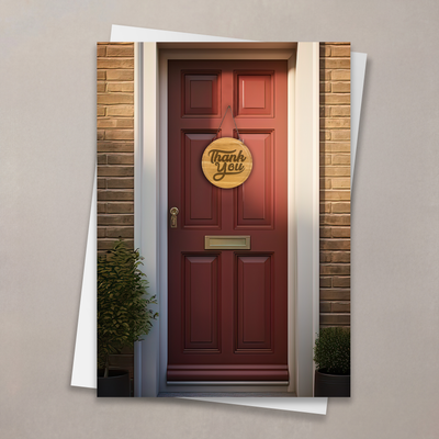 Door of Appreciation Thank You Card