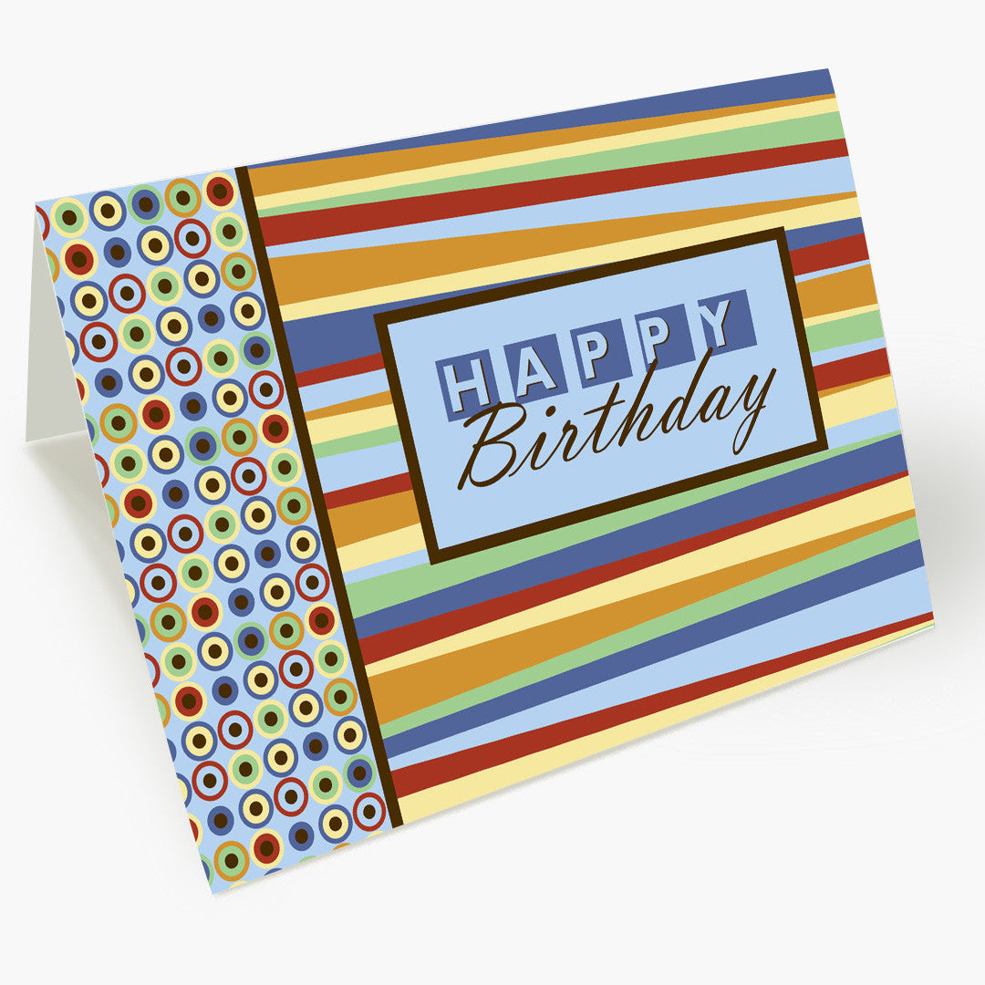 Mod Happy Birthday Card