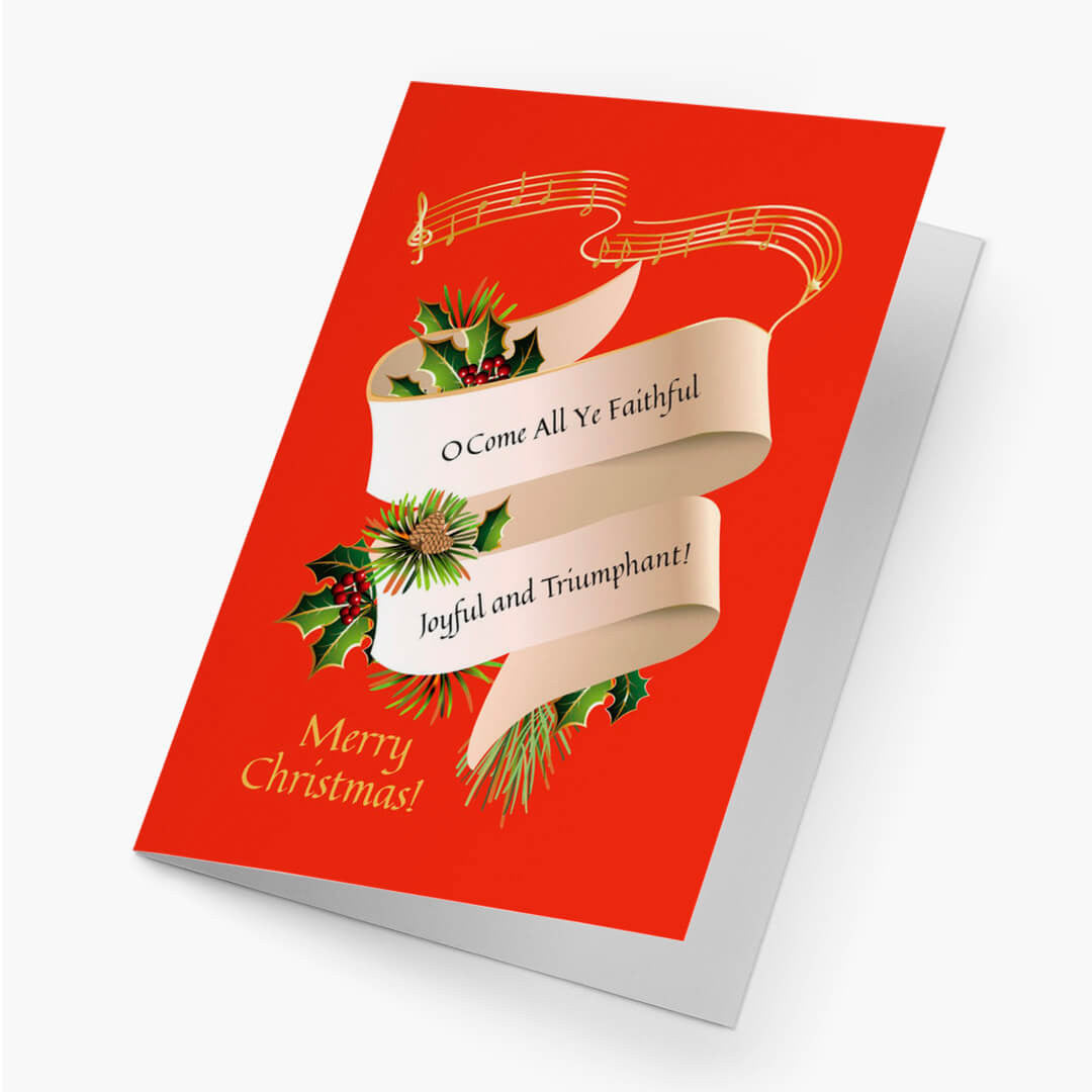 All Ye Faithful Christmas Card