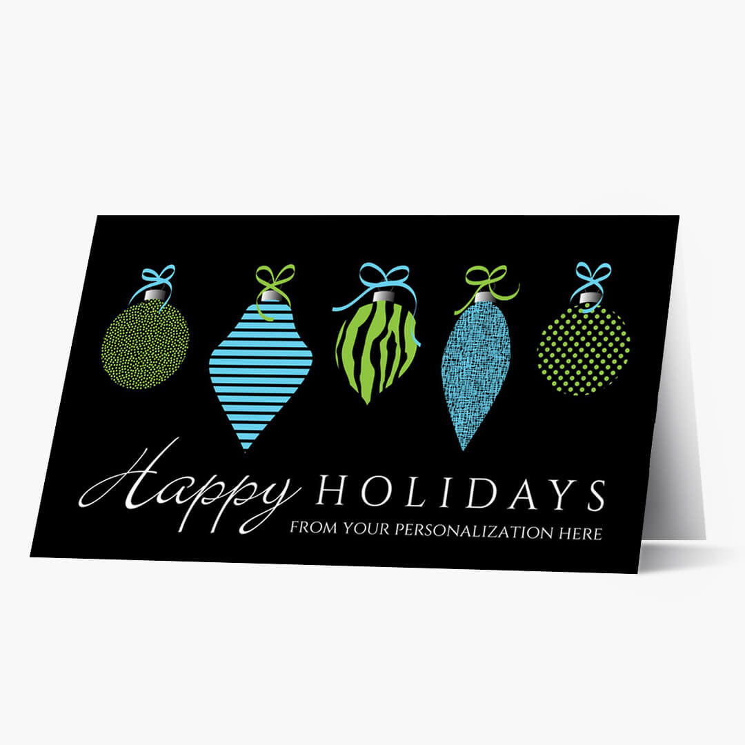 Holiday Ornaments Holiday Card