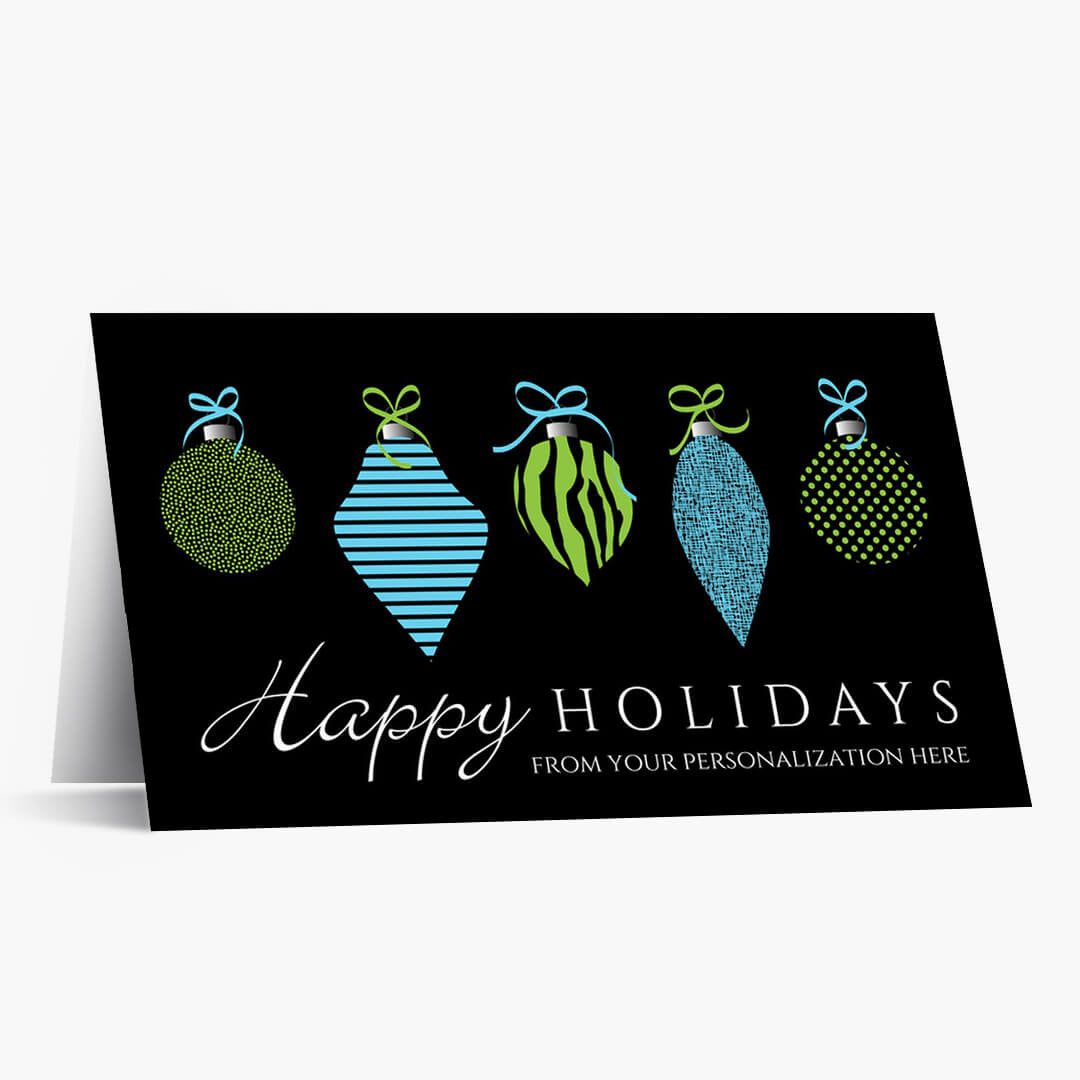 Holiday Ornaments Holiday Card