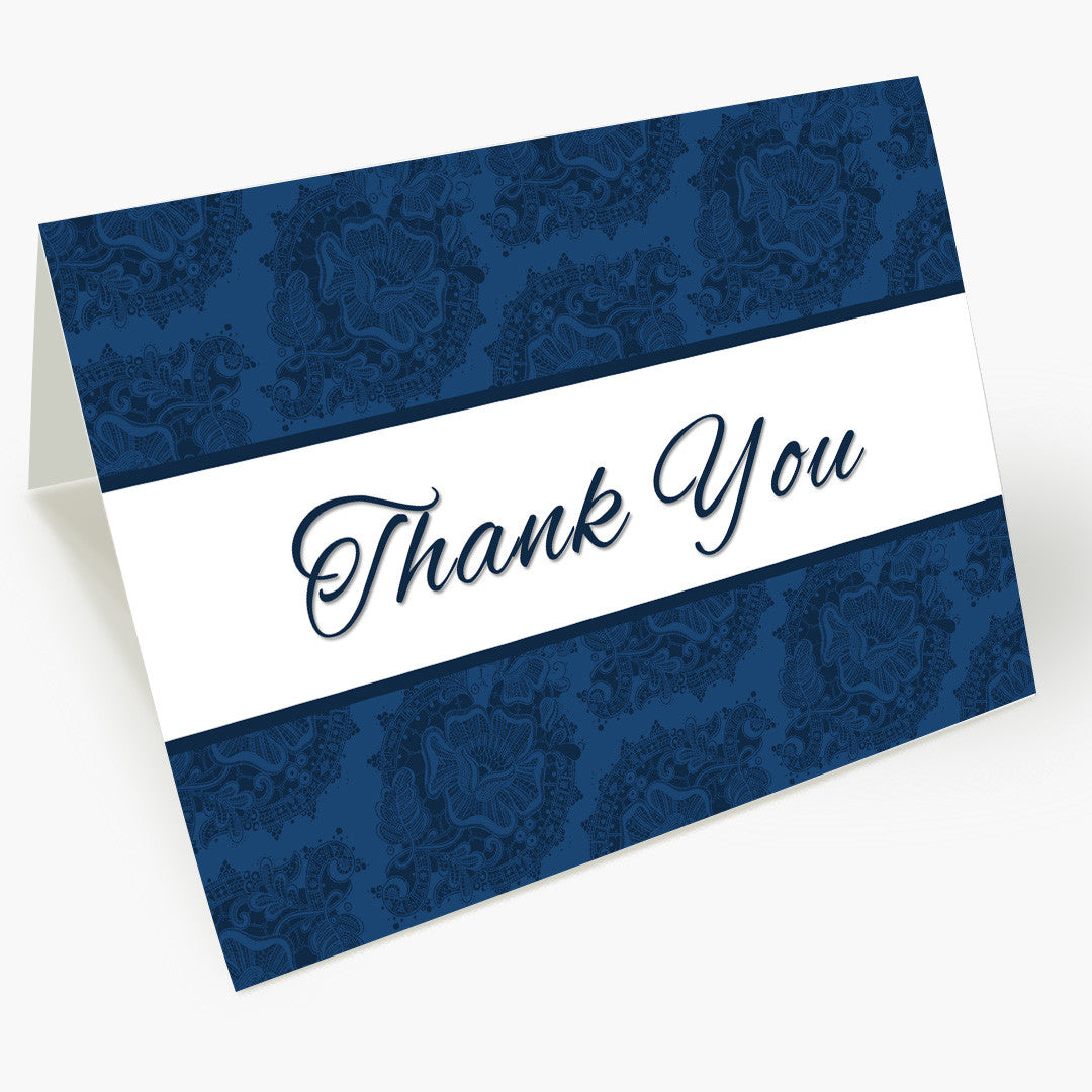 Elegant Floral Thank You Card