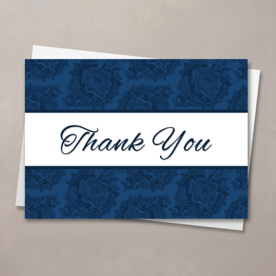 Elegant Floral Thank You Card