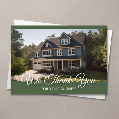 Elegant Home Thank You Card
