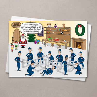 Eleven Pipers Piping