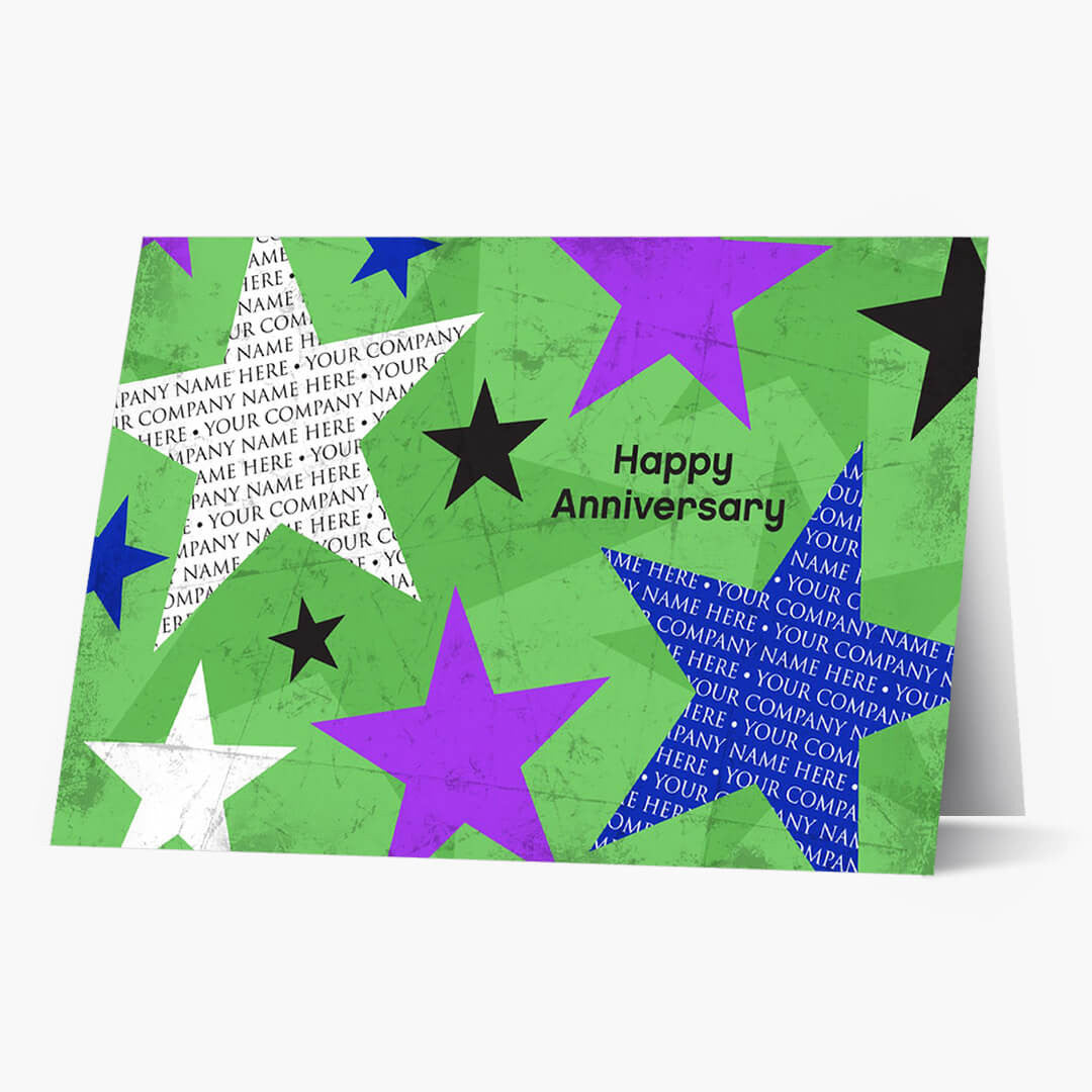 Employee Star Anniversary Card