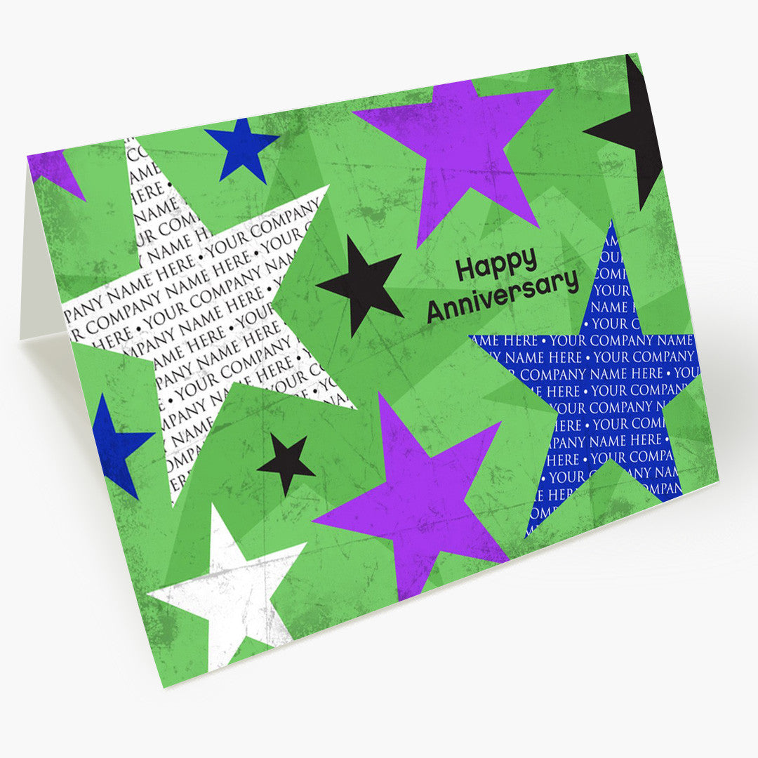 Employee Star Anniversary Card