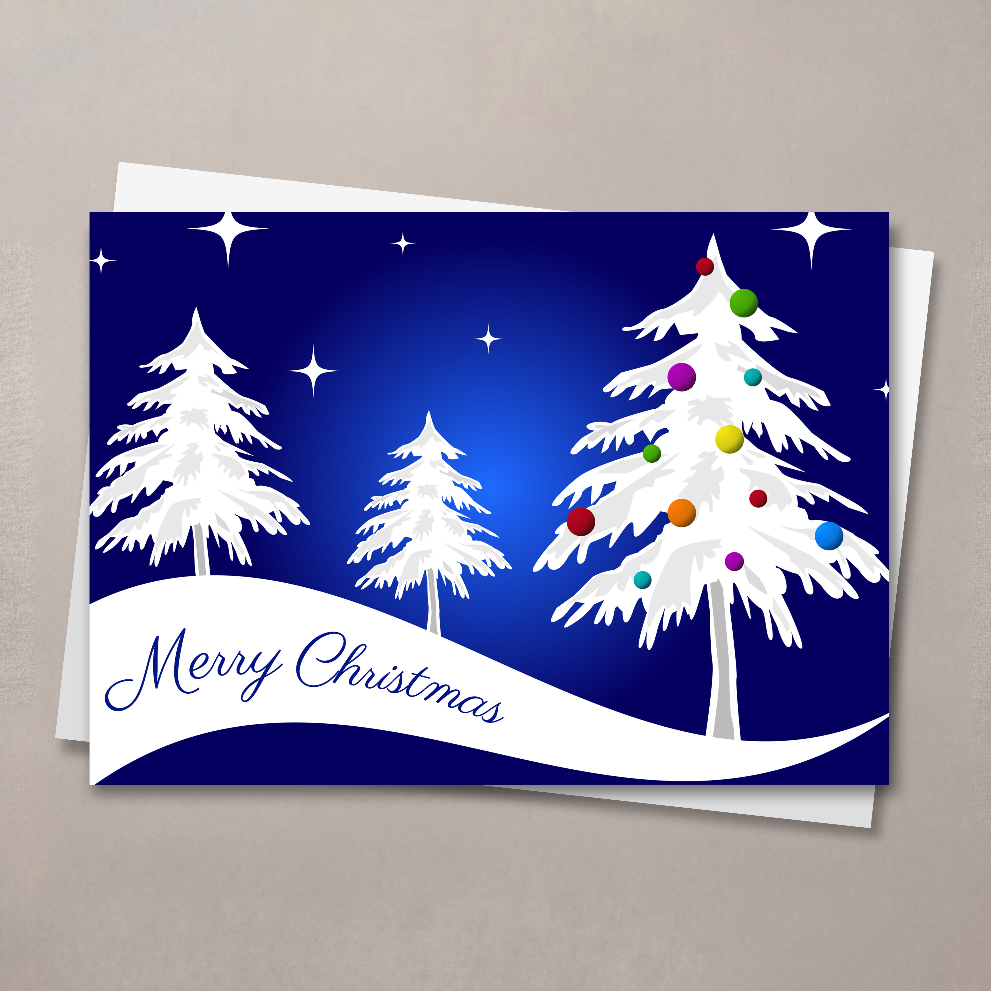 Evening Beauty Christmas Card