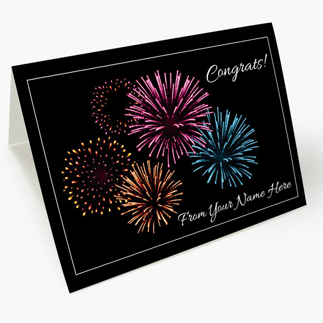 Explosive Congrats Card