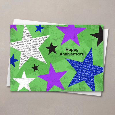 Employee Star Anniversary Card