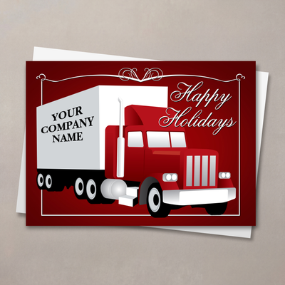 Holiday Trucking Christmas Card