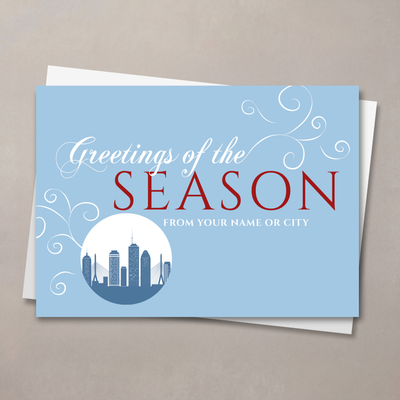 A Boston Greeting Christmas Card