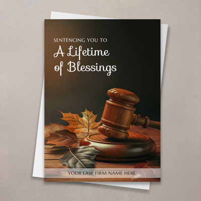 A Lifetime of Blessings Thanksgiving Card