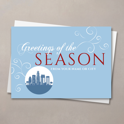A Los Angeles Greeting Christmas Card