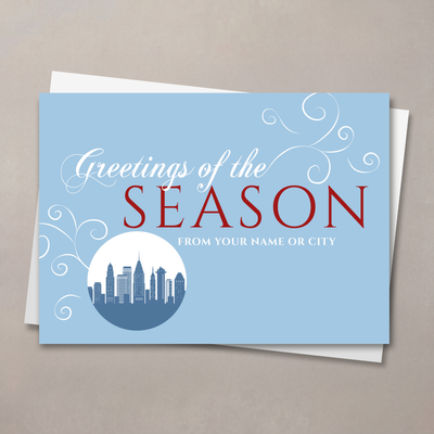 A Philadelphia Greeting Christmas Card