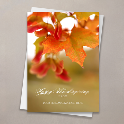 Autumn's Warmth Thanksgiving Card