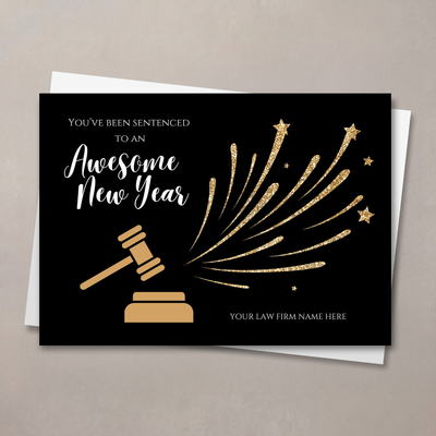Awesome Lawyer New Year Card